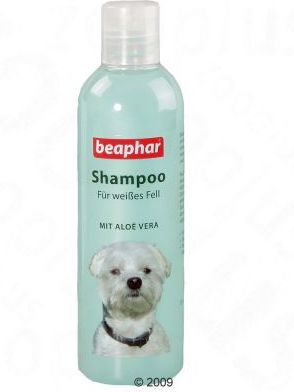 beaphar szampon aloe vera sierść biała wyprzedaż 250 ml ceneo