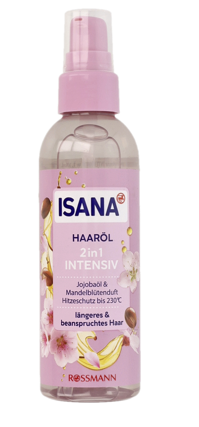 isana intensiv 2in1 olejek do włosów 100 ml