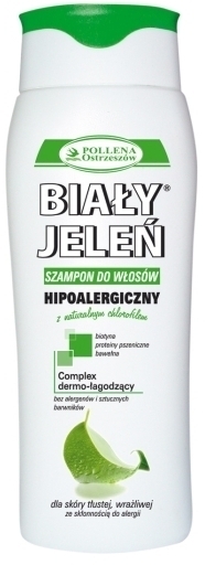 biały jeleń szampon hipoalergiczny z choloriflem natura