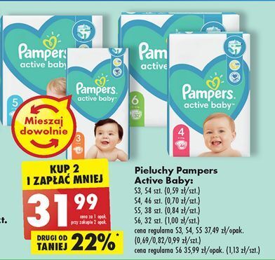 biedronka pieluchy pampers 4