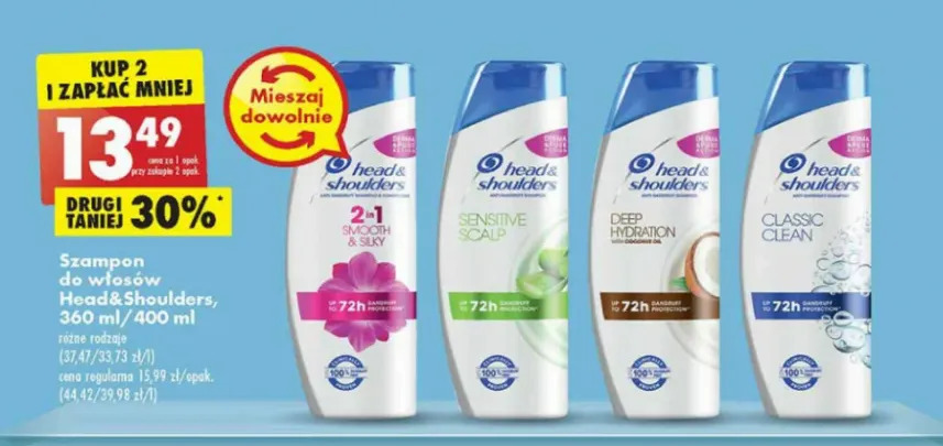 biedronka szampon head&shoulders