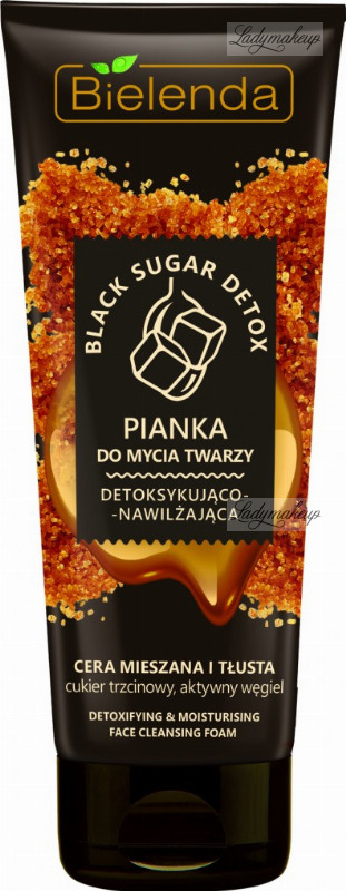 bielenda pianka do mycia twarzy black sugar