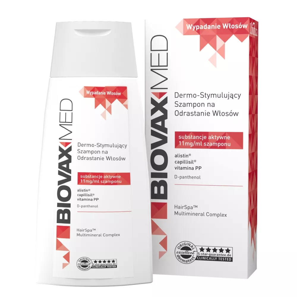 biovax med szampon na odrastanie włosów 200 ml wizaz