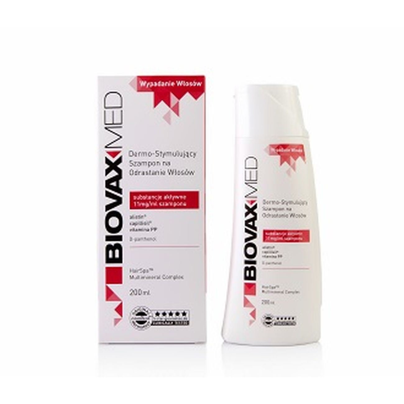 biovax na wypadanie włosów szampon