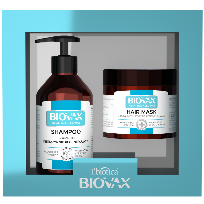 biovax szampon keratyna jedwab skład