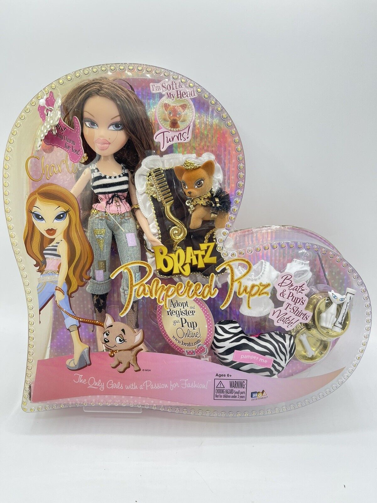 bratz pampered pupz charli