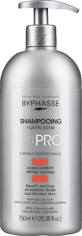 byphasse pro wygładzający szampon do włosów