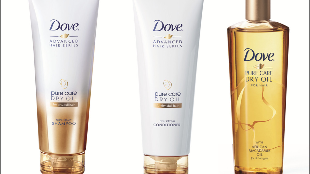 dove pure care dry oil szampon do włosów