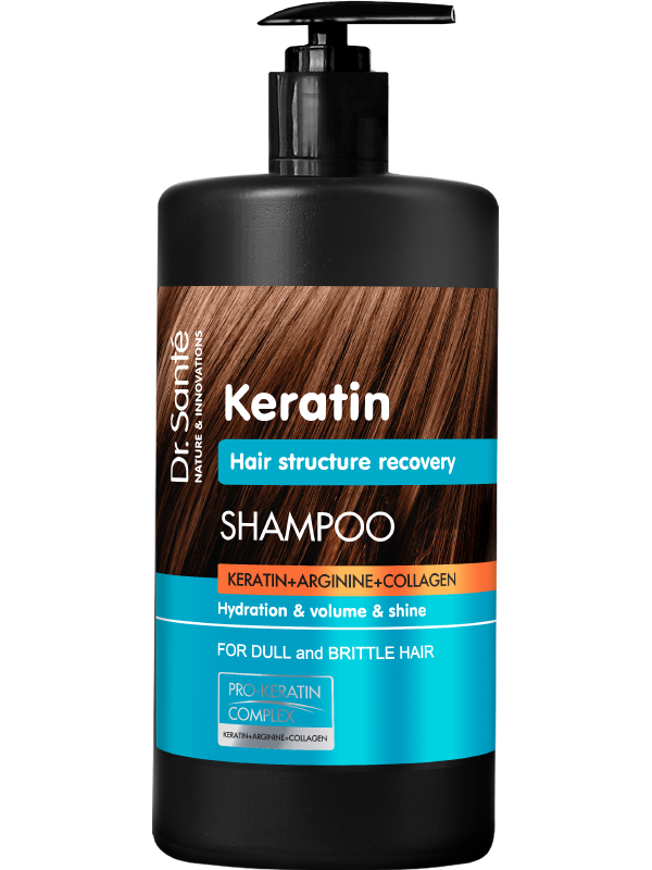 szampon do włosów dr sante keratin opinie