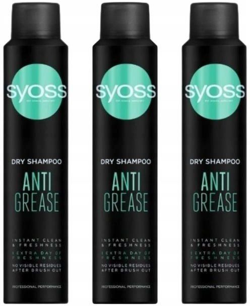 suchy szampon syoss anti-grease 200 ml