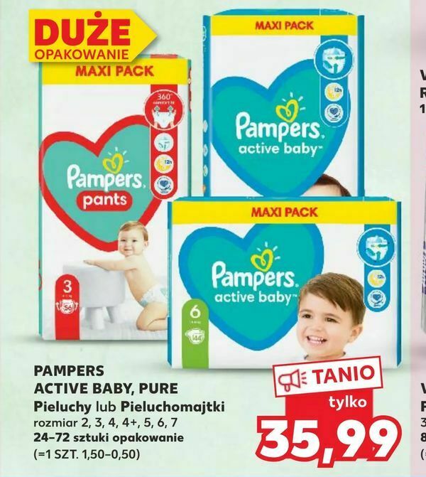 kaufland pieluchy pampers