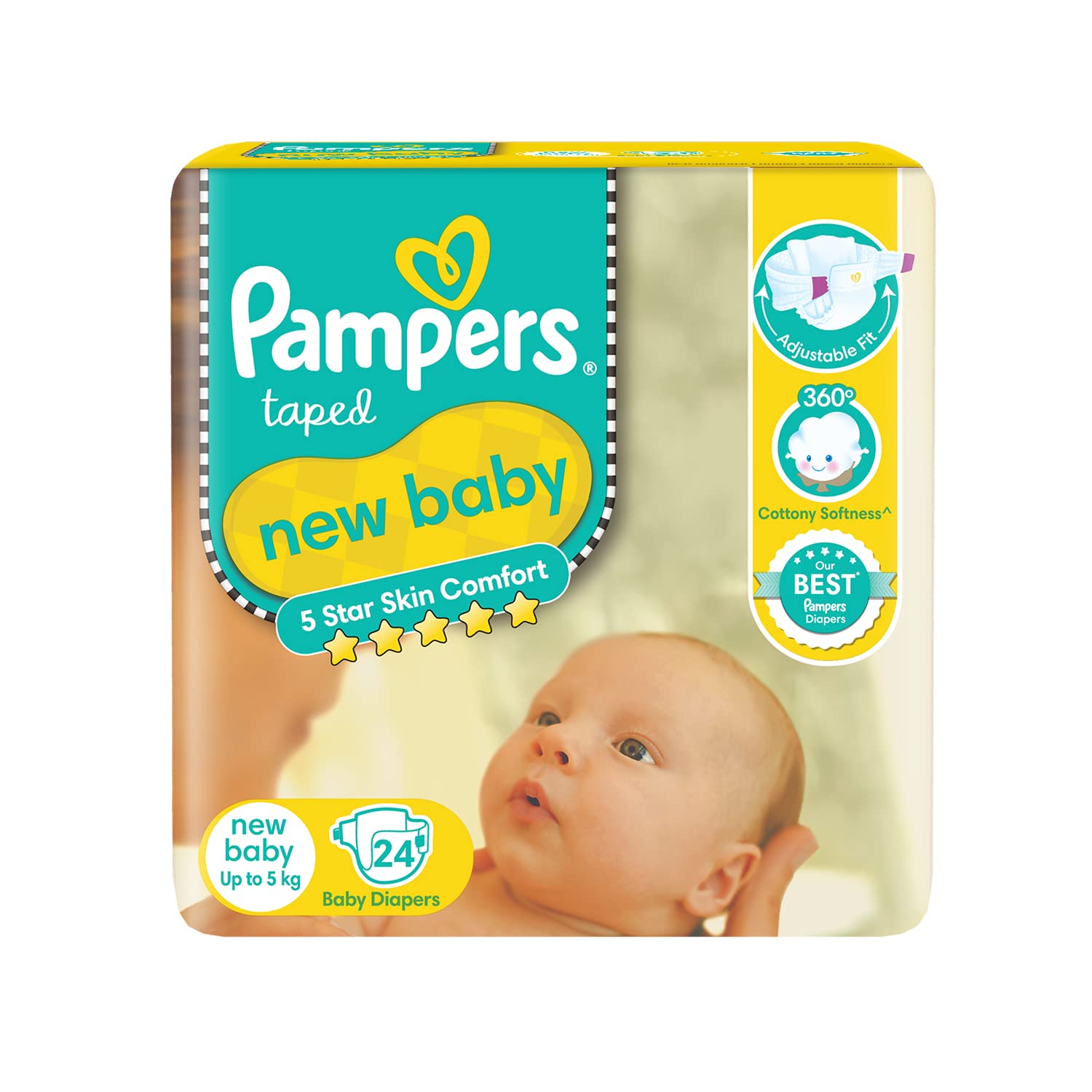 pampers nem born