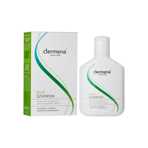 dermena hair care plus szampon przeciwłupieżowy hamujący wypadanie włosów