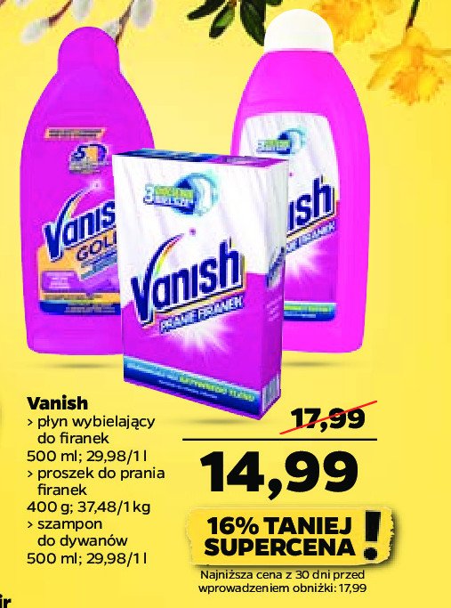 vanish szampon do odkurzaczy piorących rossmann