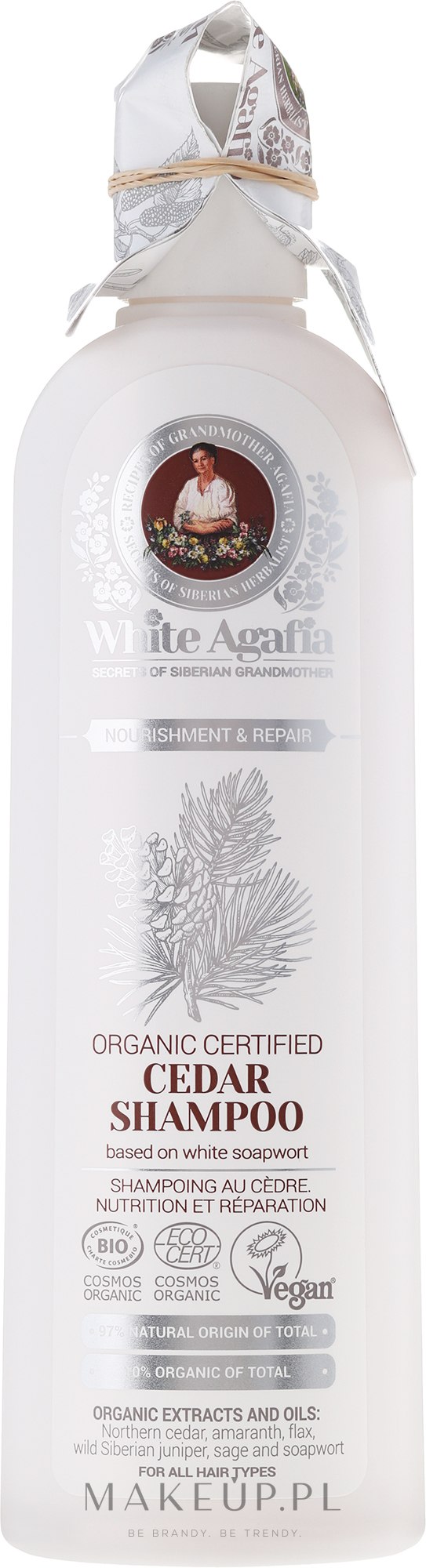 cedrowy szampon do włosów white agafia opinie