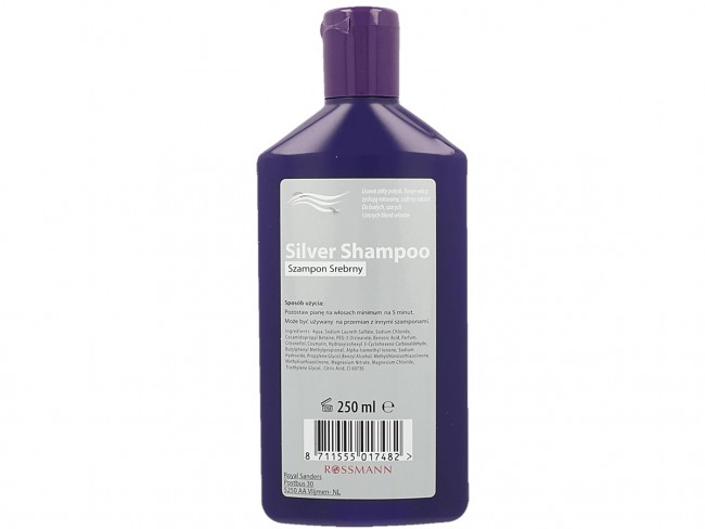fioletowy szampon do włosów rosman