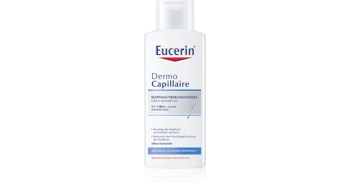 eucerin dermocapillaire szampon do suchej i swędzącej skóry głowy