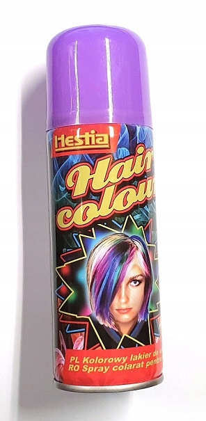 kolorowy lakier do włosów hestia