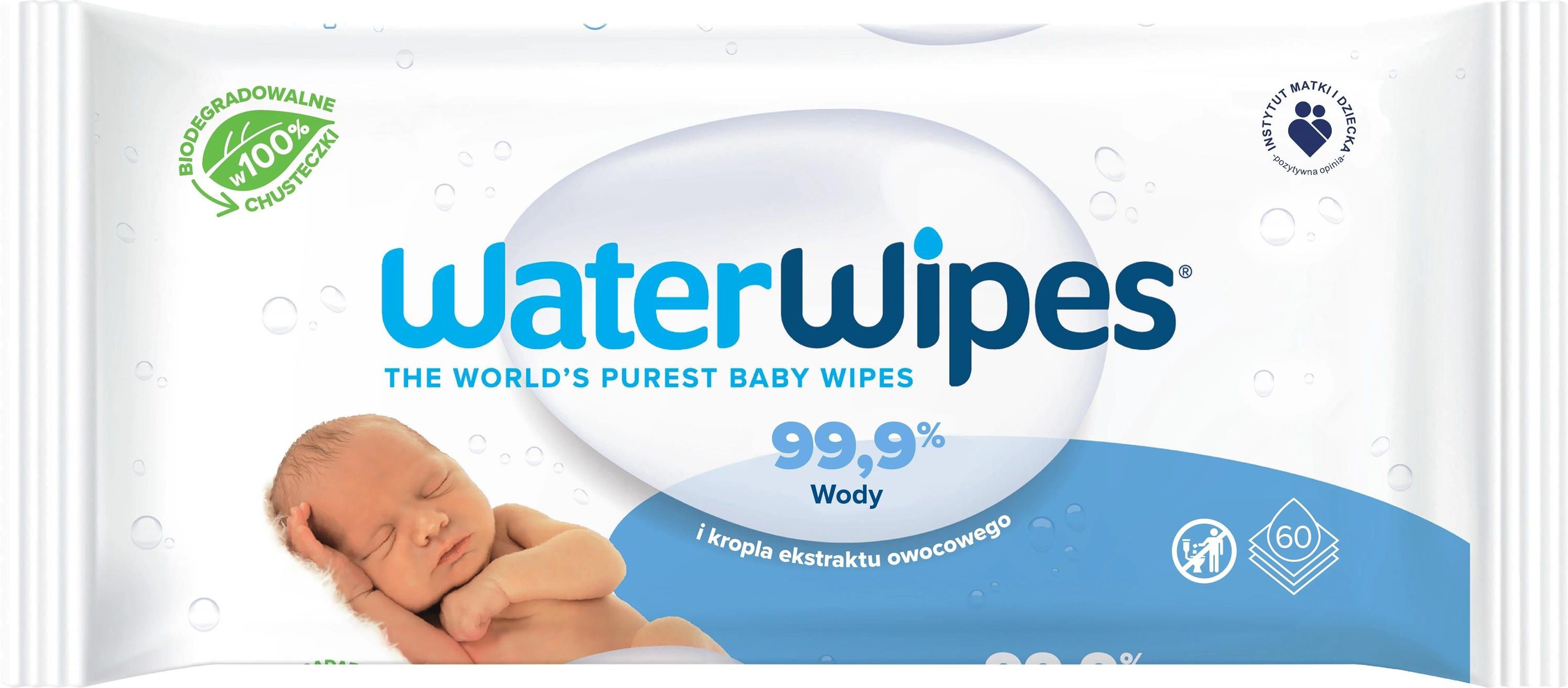 chusteczki nawilżane dla niemowląt waterwipes