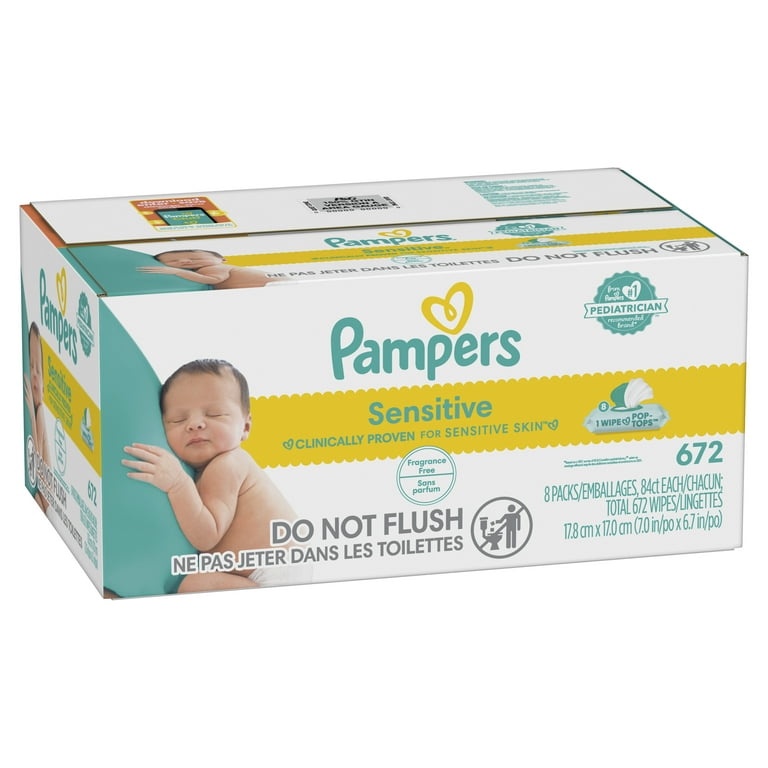 chusteczki pampers sensitive baby wipies