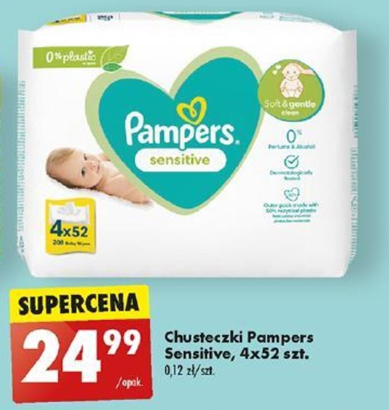 chusteczki pampers sensitive promocja