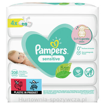 chusteczki pampers sensitive waga