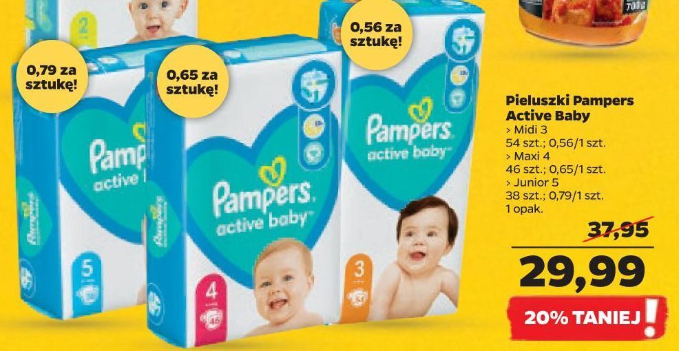 pampers pieluchy netto 69zł