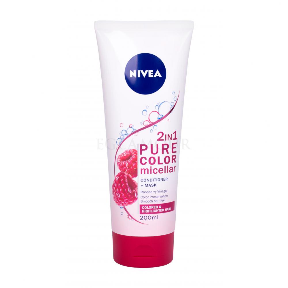 nivea odżywka maska do włosów pure color micellar