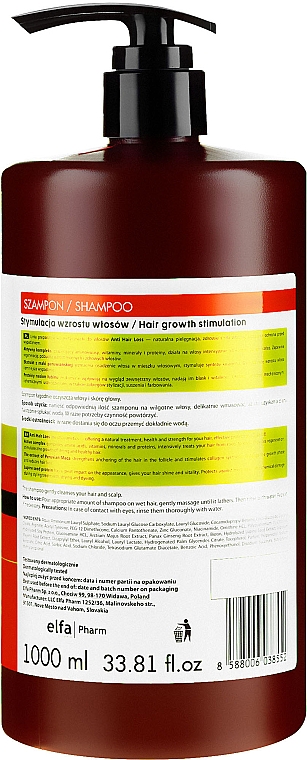 szampon stymulujący wzrost włosów dr sante
