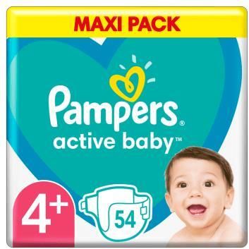 pampers active baby 4 54 szt