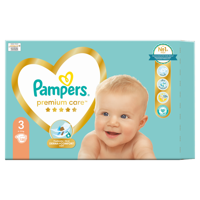 pampers premium care 2 zapas na miesiac