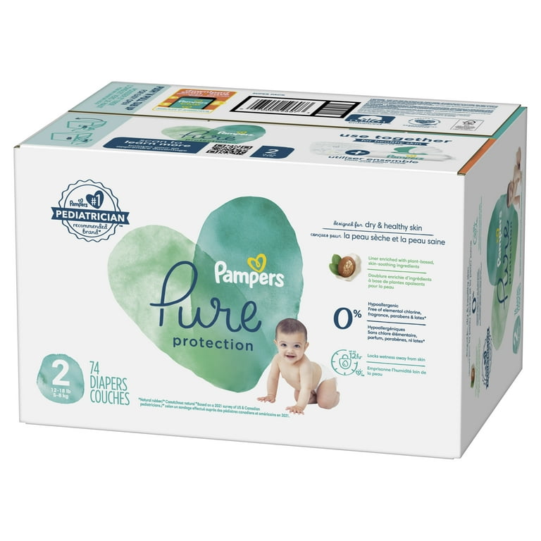pampers size 2 74 pack