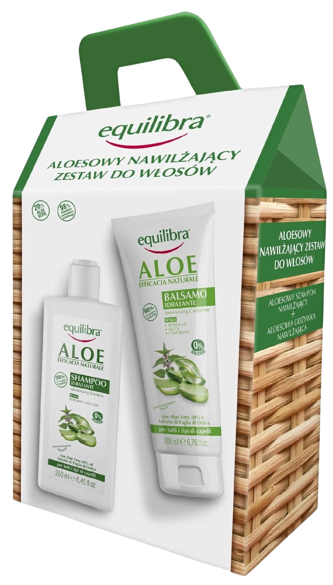 equilibra aloe szampon do włosów aloesowy