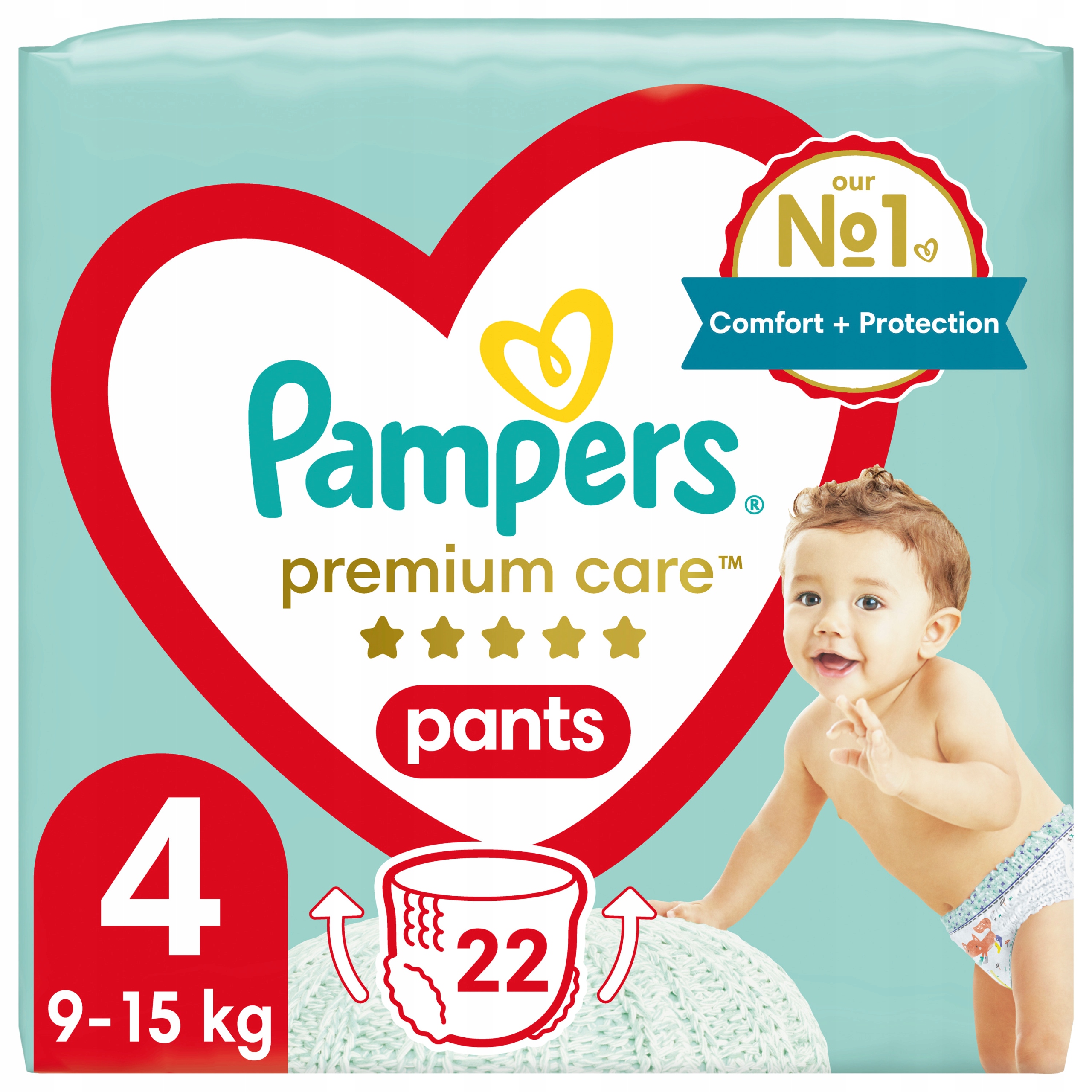 pampers pants premium care 4 maxi 9-14 kg 22 szt-pieluchomajtki