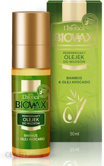 lbiotica biovax regenerujący olejek do włosów bambus & olej avocado