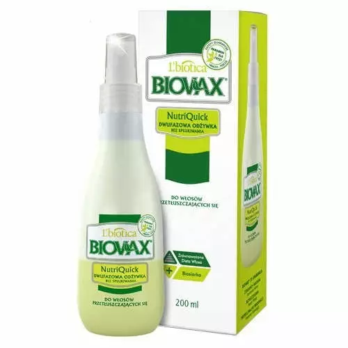 biovax odżywka do włosów przetłuszczających