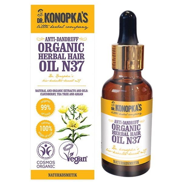 dr konopkas organiczny ziołowy olejek do włosów