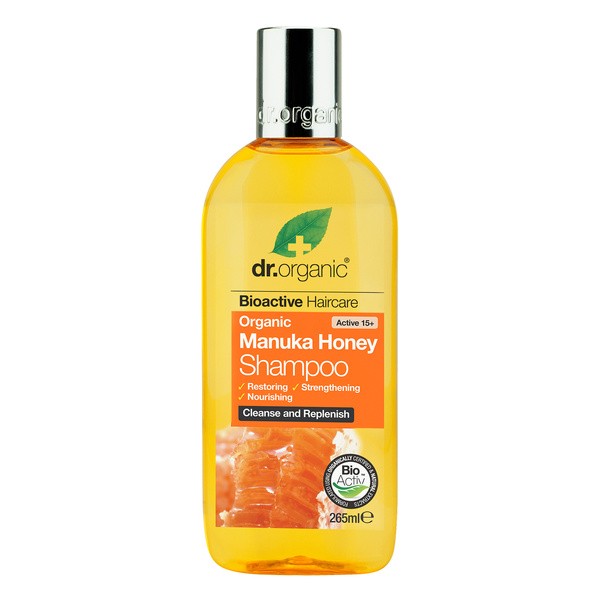 dr organic szampon do włosów miód manuka