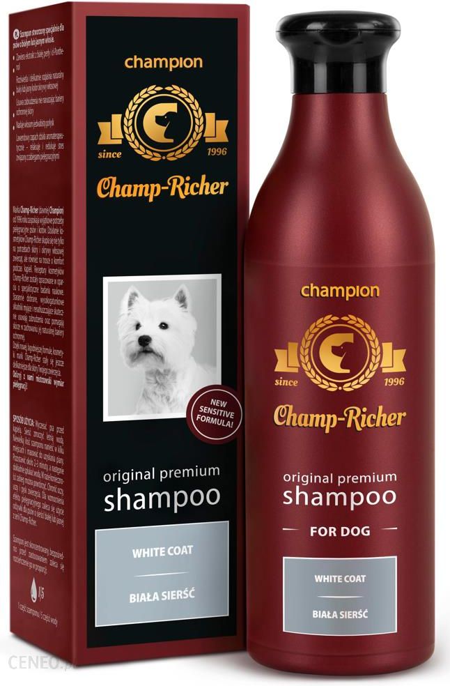 dr seidel szampon champion dla psów o sierści białej