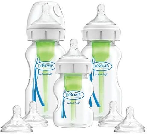 Dr.Browns WB91600 Options+ Butelka dla niemowląt z szeroką szyjką