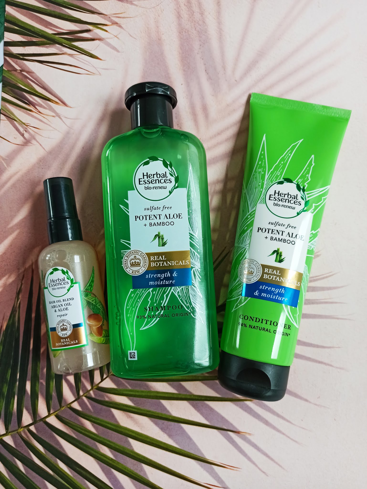 szampon i odżywka herbal essences