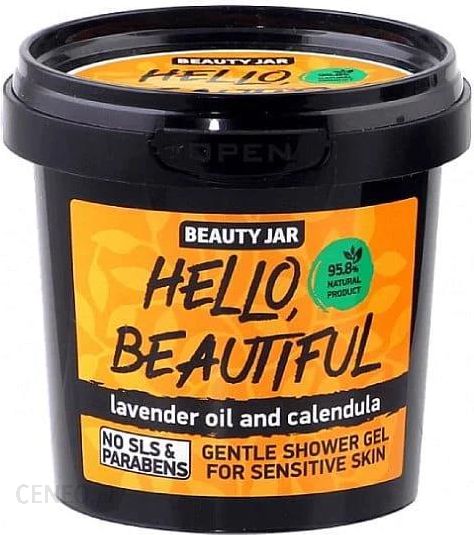 Beauty Jar „Hello Beatiful” - delikatny żel pod prysznic do skóry wrażliwej 150ml