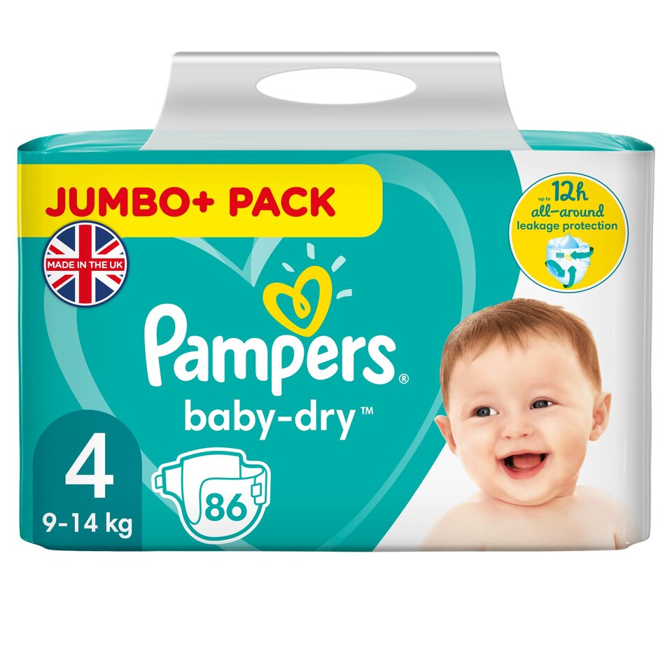 pampers jumbo pack 4