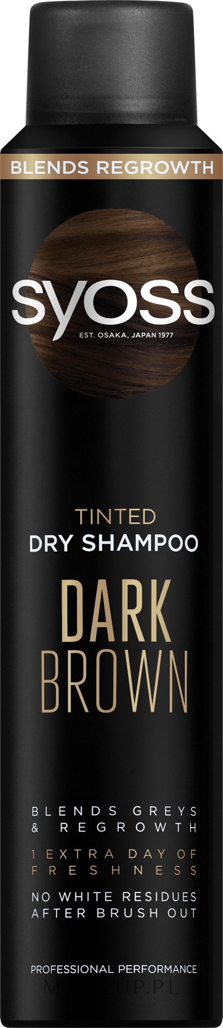 suchy szampon ciemne włosy