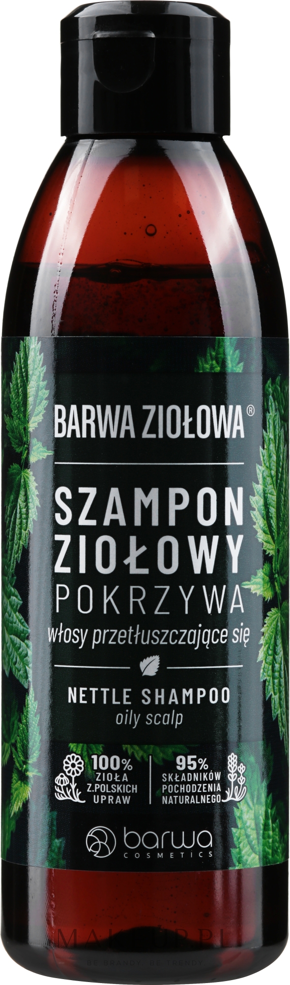 barwa ziołowa pokrzywowy szampon do włosów przetłuszczających się skład