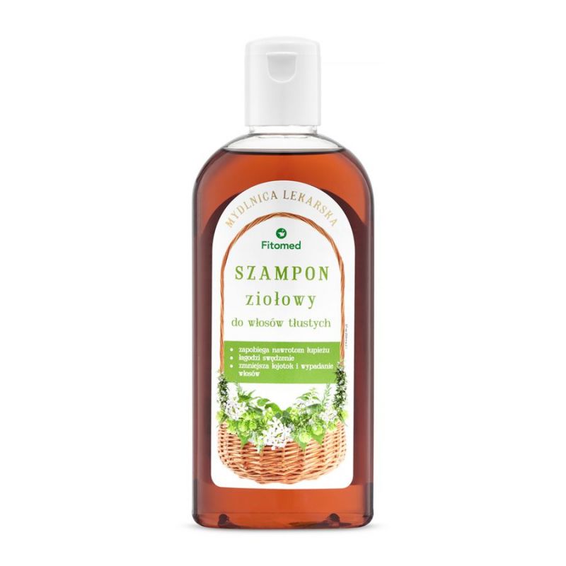 fitomed mydlnica lekarska szampon ziołowy włosy przetłuszczające się 250 ml