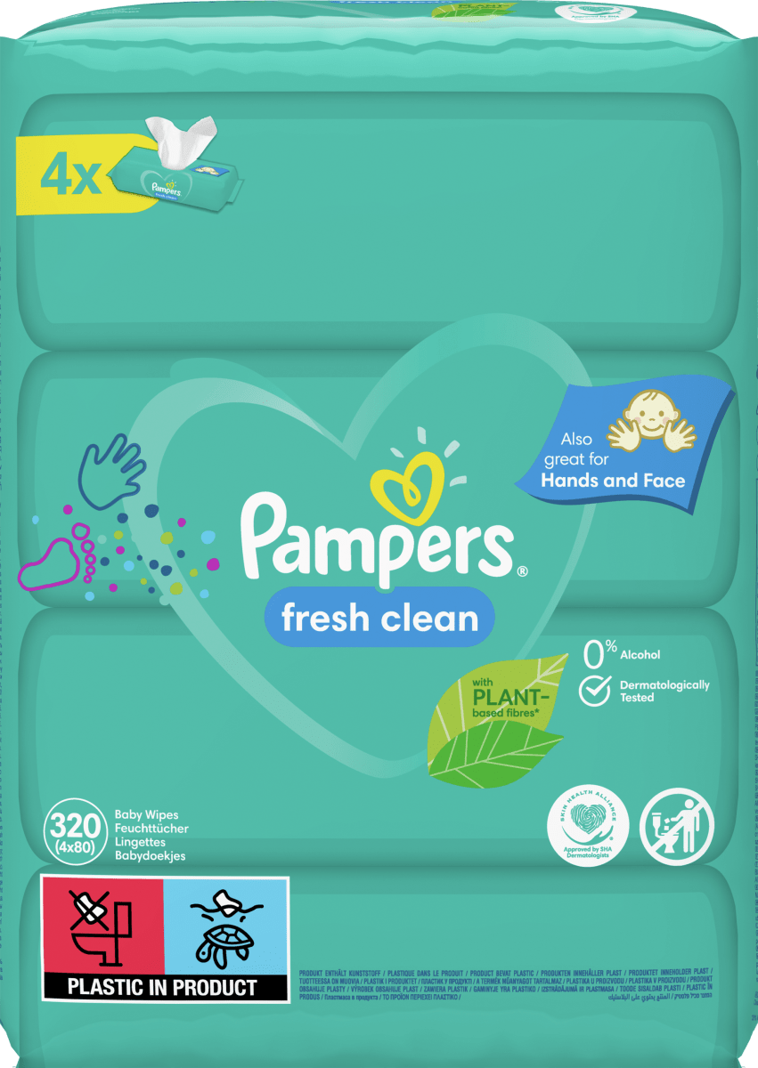 chusteczki pampers naturally clean opinie