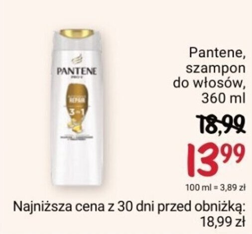 suchy szampon pantene rossmann