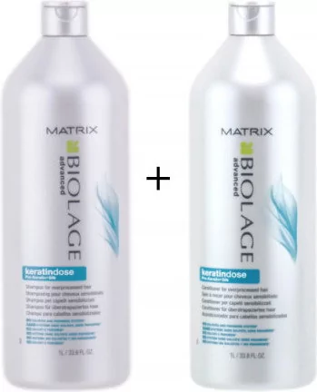 szampon i odżywka keratin biolage zestaw