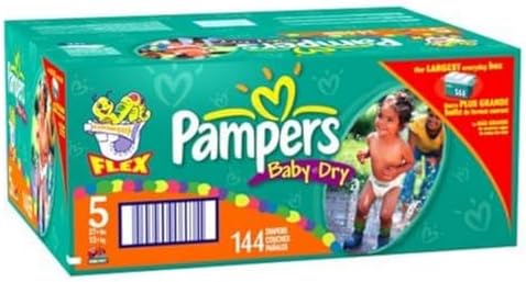pampers new baby dry giga box 144